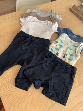 Lot habit bébé 8articles printemps été