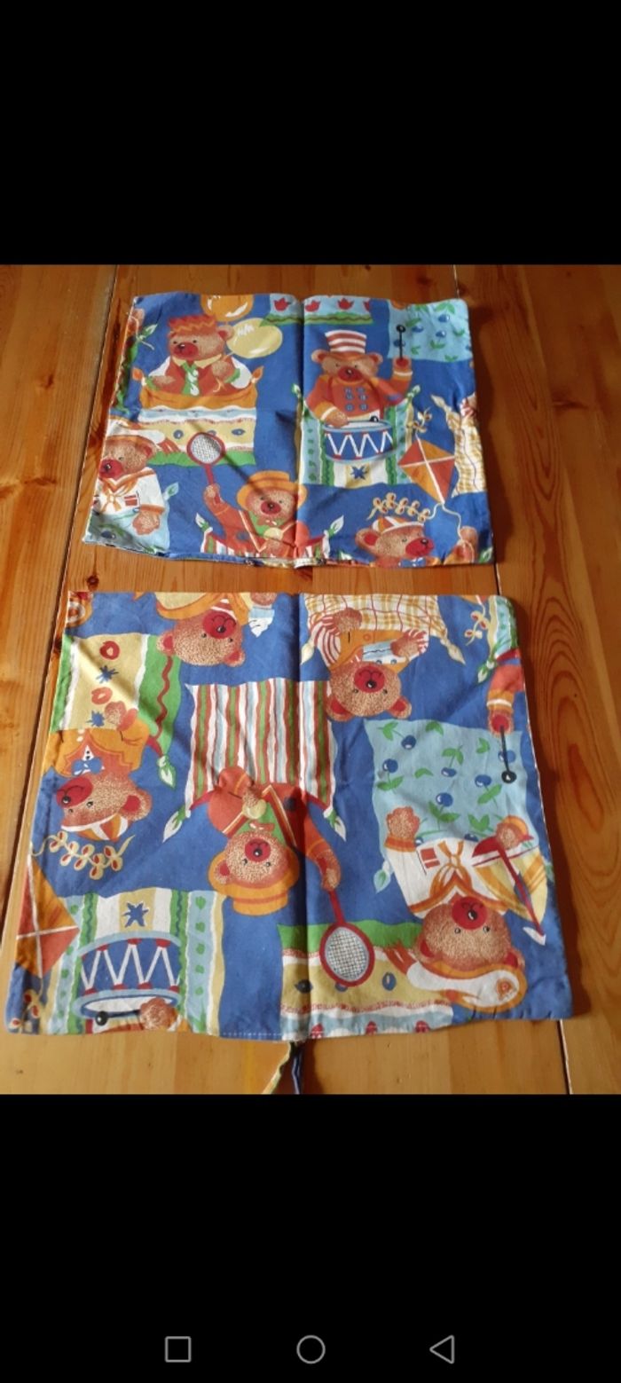 Lot de 2 housses de coussins enfant - photo numéro 2