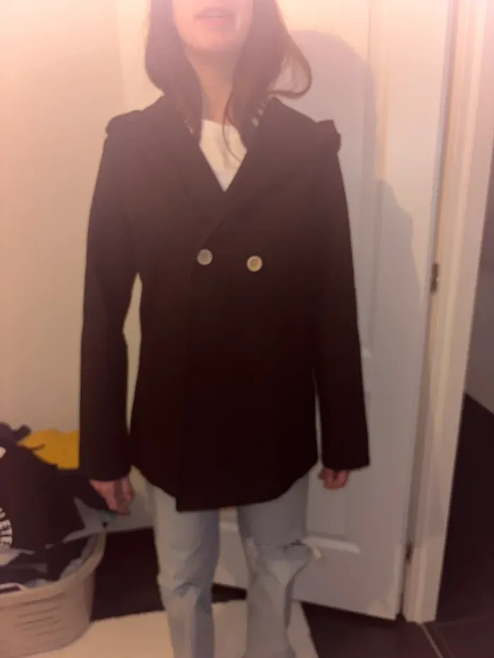 Veste à capuche noir - photo numéro 3