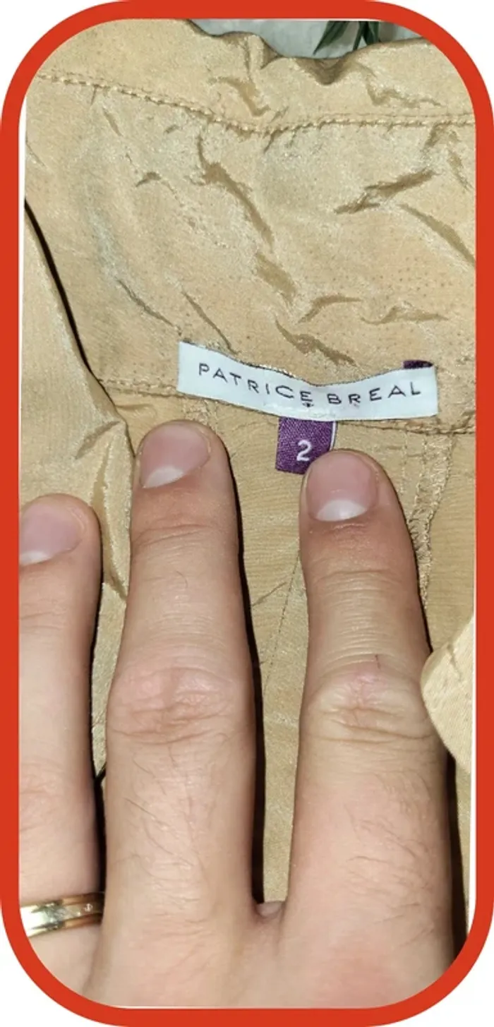 Trench Patrice Bréal - Taille S - Très bon état - photo numéro 3
