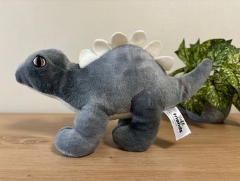 Doudou dinosaure gris blanc soft friends LGRI