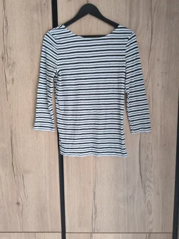 Marinière rayée noir et blanc Taille L