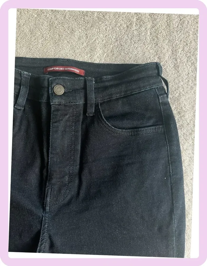 Jean noir coupe slim Comptoir des Cotonniers – Taille 40 / L – Stretch et confortable - photo numéro 2