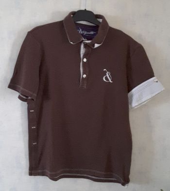Polo marron – L’&tiquette pure golf & Life style – XL