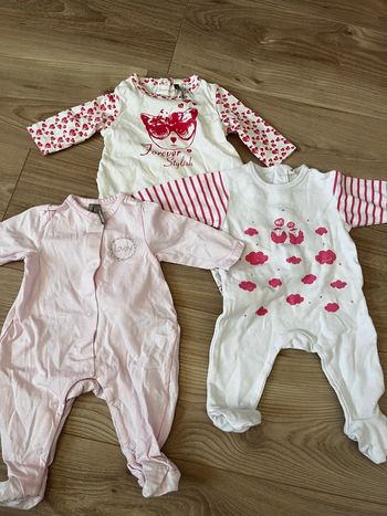 Lot pyjama coton 1 mois
