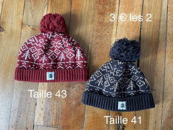 Bonnets tailles 41 et 43