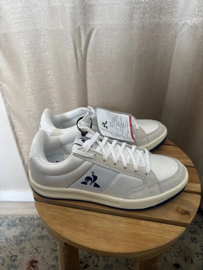 Baskets Le Coq Sportif Ashe Team W blanches – Taille 38 neuves - photo numéro 3
