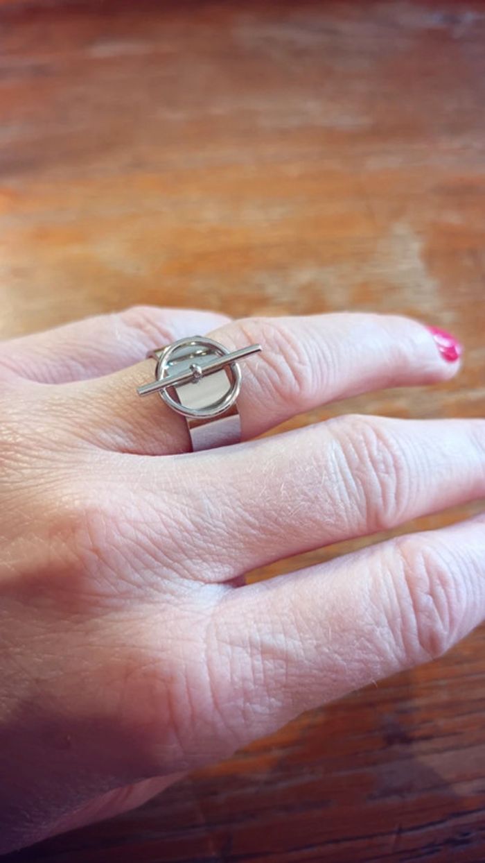 Bague acier neuve - photo numéro 3