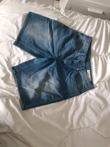 Short en jeans