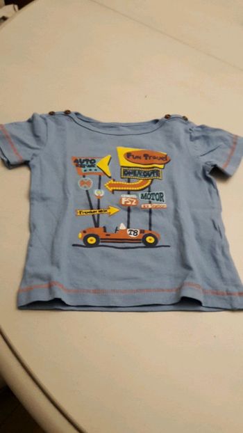 Tee shirt manches courtes 6 mois