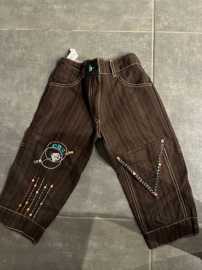 Pantalon marron orchestra 4 ans
