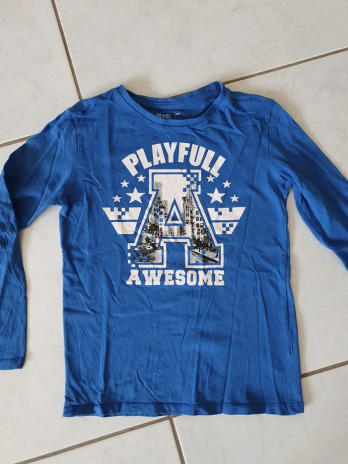 T-shirt ml garçon 8 ans gemo GARA - photo numéro 3