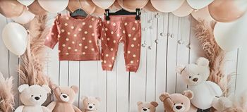 Ensemble Fille Zeeman 3 mois (62cm) 🧡 à pois