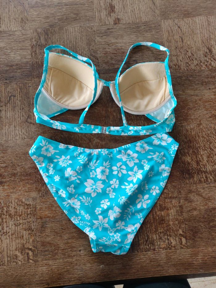 Maillot de bain deux pièces vintage taille 44 - photo numéro 6