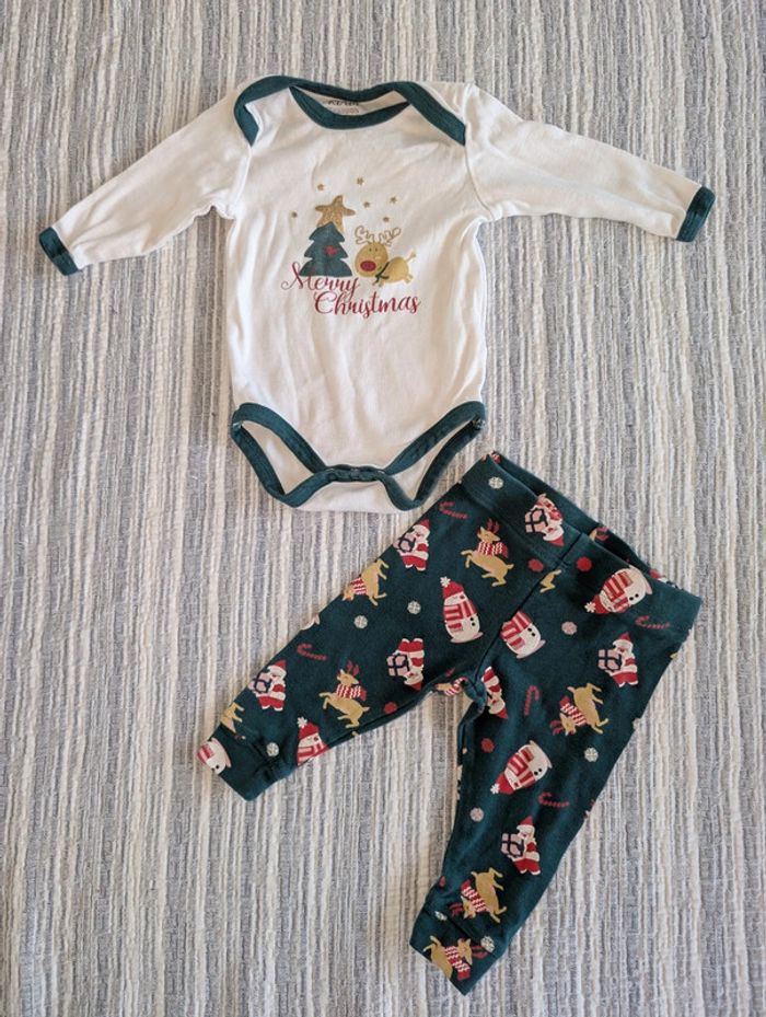 Ensemble body et legging Noël 6 mois
