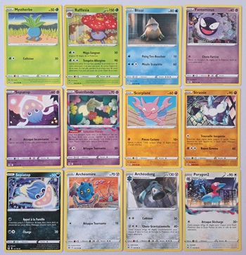 🃏 Lot de 12 cartes Pokémon JCC françaises 2022 Epée et Bouclier Origine Perdue