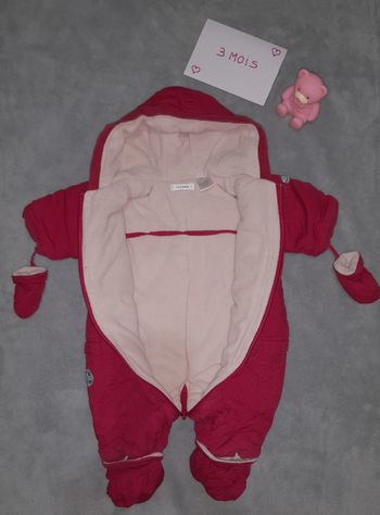 Jolie combipilote hiver polaire 3 mois / 60 cm Cocoon