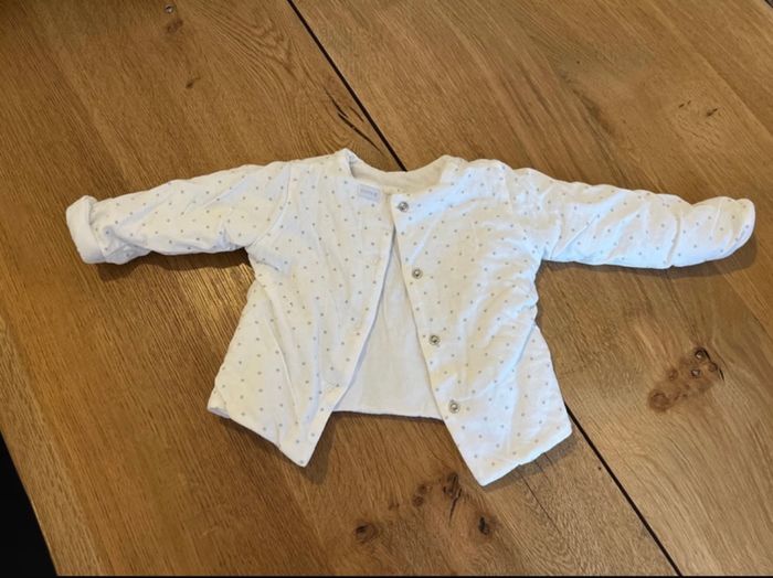 Ensemble blanc bébé Absorba 6 mois - photo numéro 5