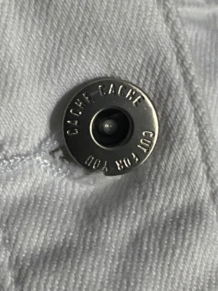 Veste blanche en jean Cache-Cache - photo numéro 2