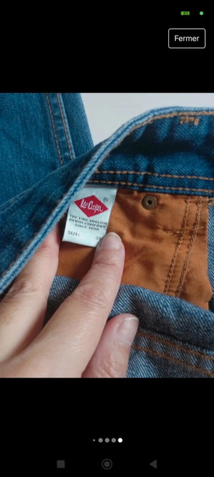 Pantalon jeans homme Lee Cooper taille 44/46 coupe skinny - photo numéro 9