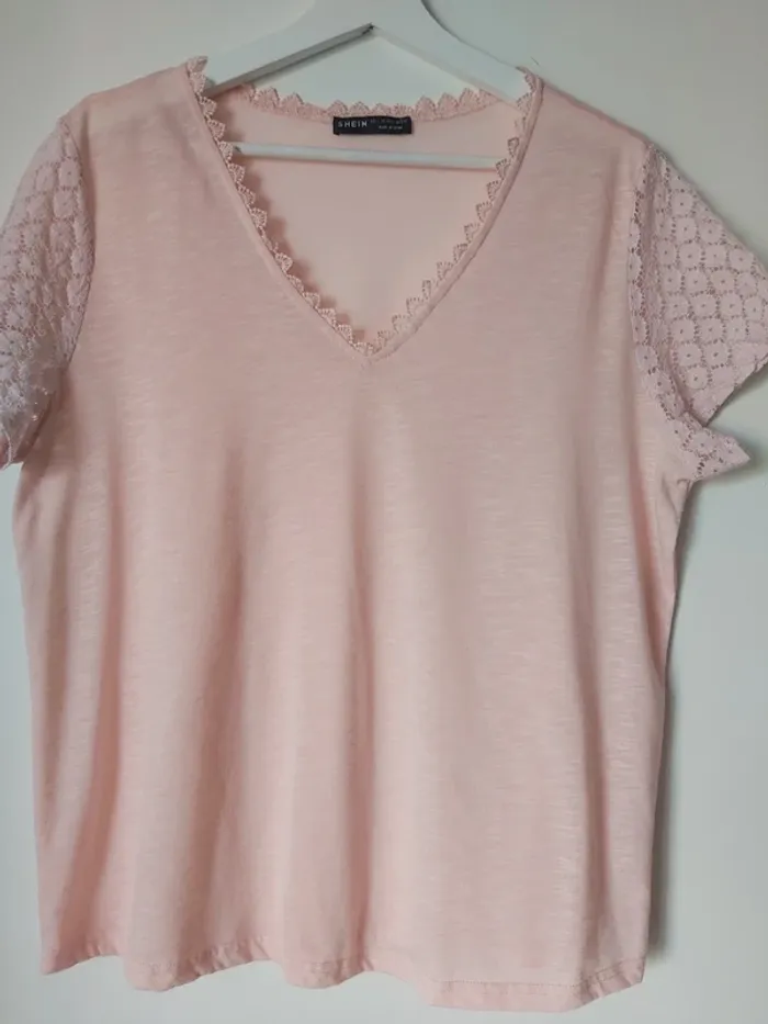 Top rose pale - photo numéro 2