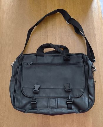 🌿 Cartable / Porte document - Noir - 40 x 30 x 10 cm 🌿