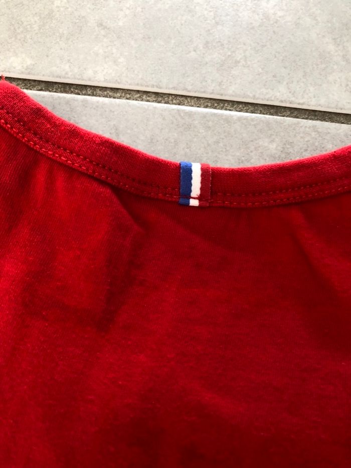 T shirt garçon rouge le coq sportif - photo numéro 7