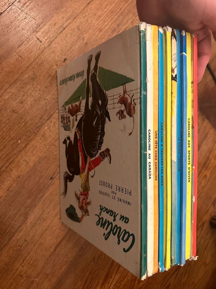 Lot de 10 Grands Albums anciens Caroline livres bd Hachette années 50-60-70 vintage - photo numéro 6