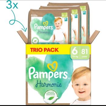 417 couches Pampers  Harmonie  Taille 6