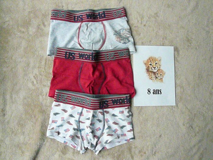 Lot de 3 boxers Taille 8-10 ans (n°1)