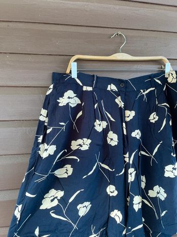 Short fleuri vintage