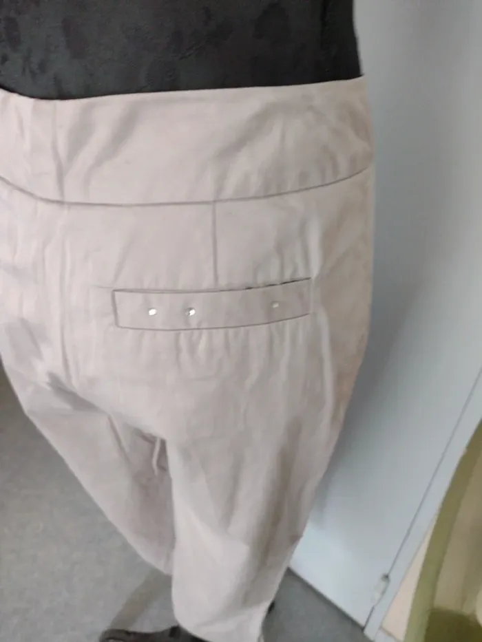 Pantacourt beige Maison 123 – Taille 38 - photo numéro 5