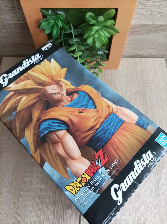 Figurine Son Goku super Saiyan 3 Dragon Ball Z DBZ banpresto grandista Nero Bandai - photo numéro 8