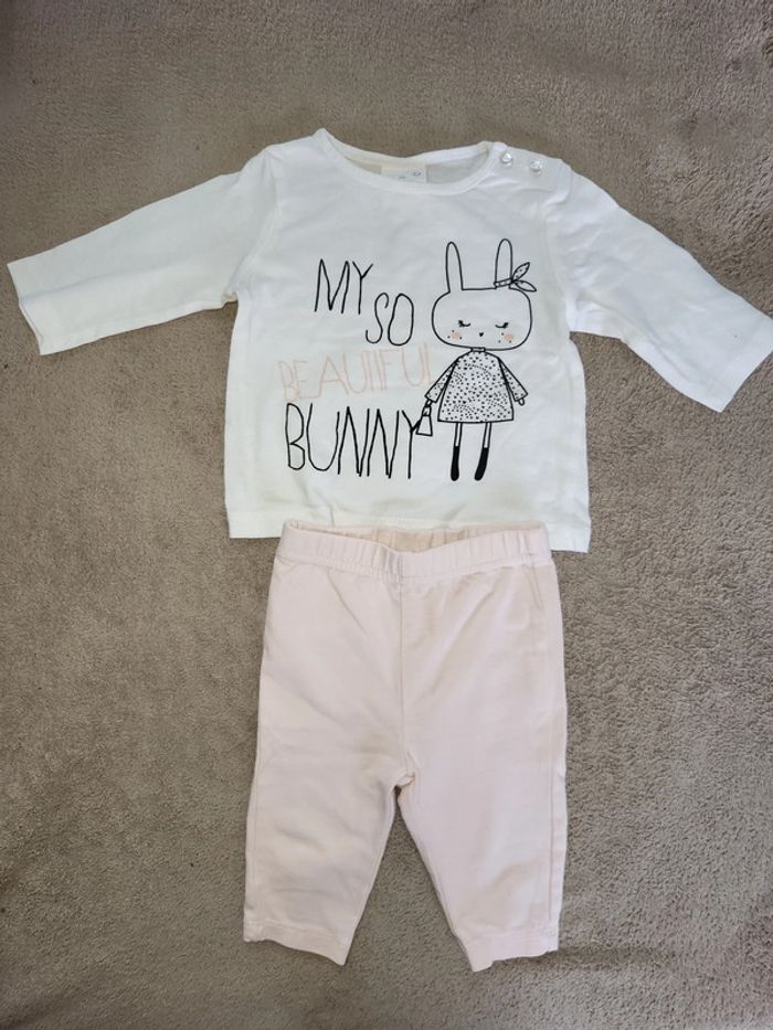 Ensemble fille 3 mois