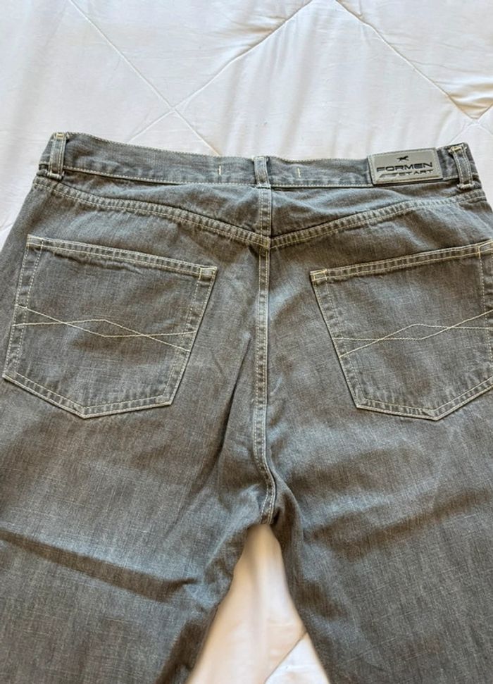 Jean homme gris clair vintage y2k 00s taille XL/48 – coupe droite regular – 100% coton - photo numéro 14
