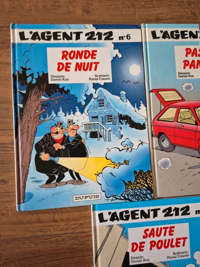 Lot de 3 bandes dessinées L'agent 212 - photo numéro 2