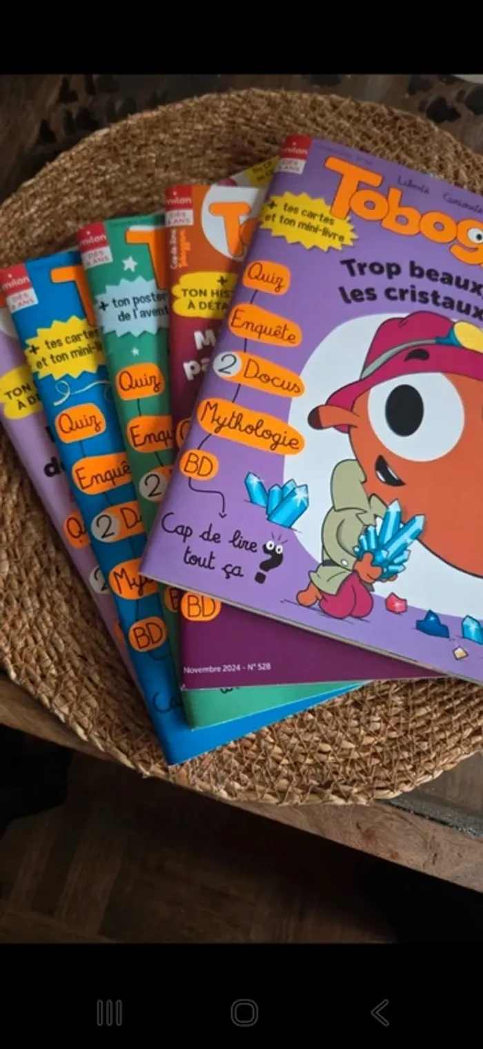 Lot de 5 Tobbogans. Dès 6 ans