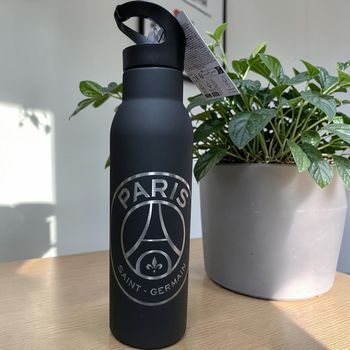 Gourde PSG Sport Avec Paille - Paris Saint germain - Noir