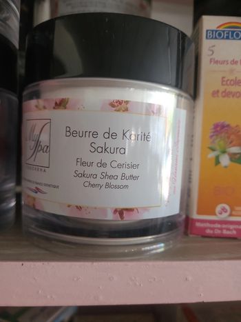 Beurre de karité fleur de cerisier/vanille