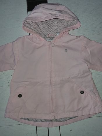 Parka obaibi 3 ans rose poudre