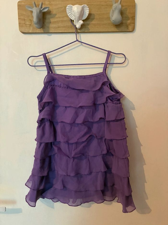 Robe légère à volants doublée, taille 3 ans, H&M. - photo numéro 3