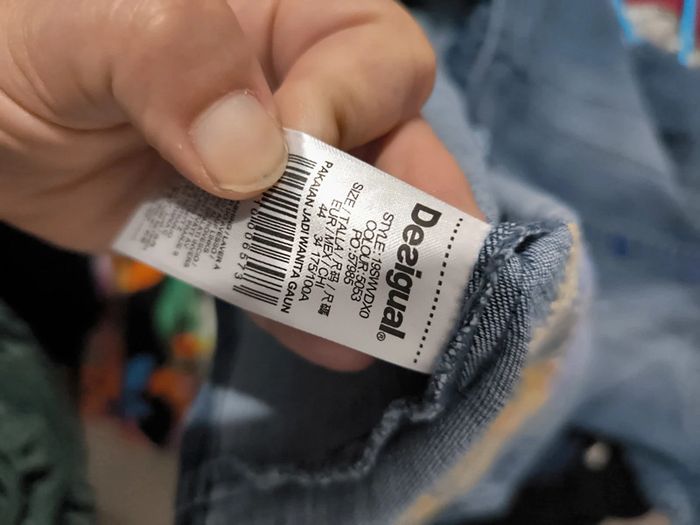 Magnifique robe en jean Desigual 44 - photo numéro 3