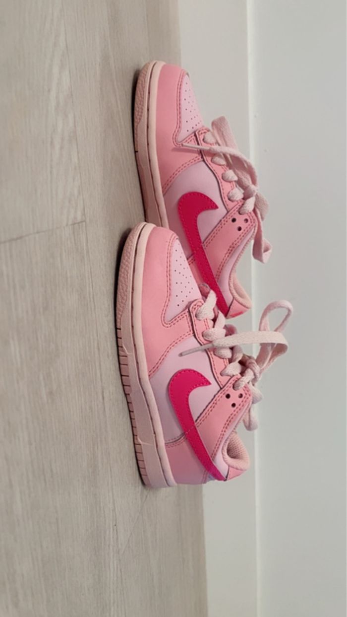 baskets Dunk Low Triple Pink - photo numéro 3