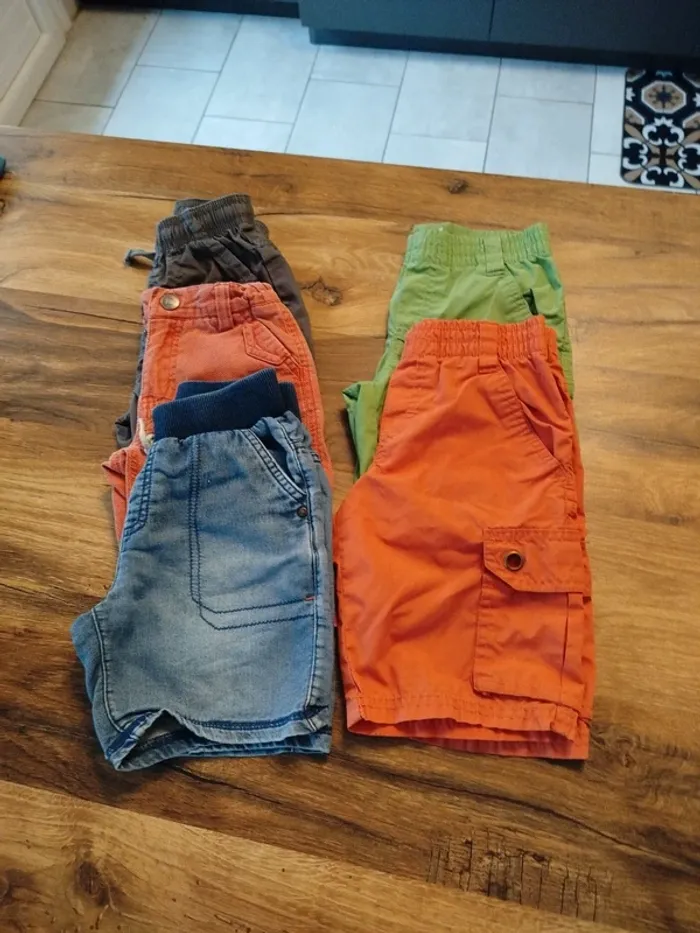 Lot 4 ans bermudas