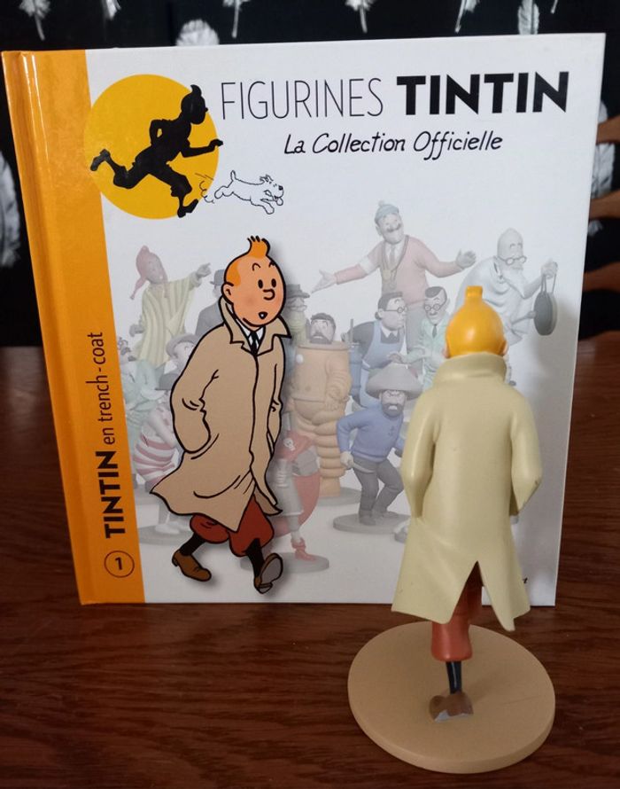 Figurine tintin en trench coat - photo numéro 7