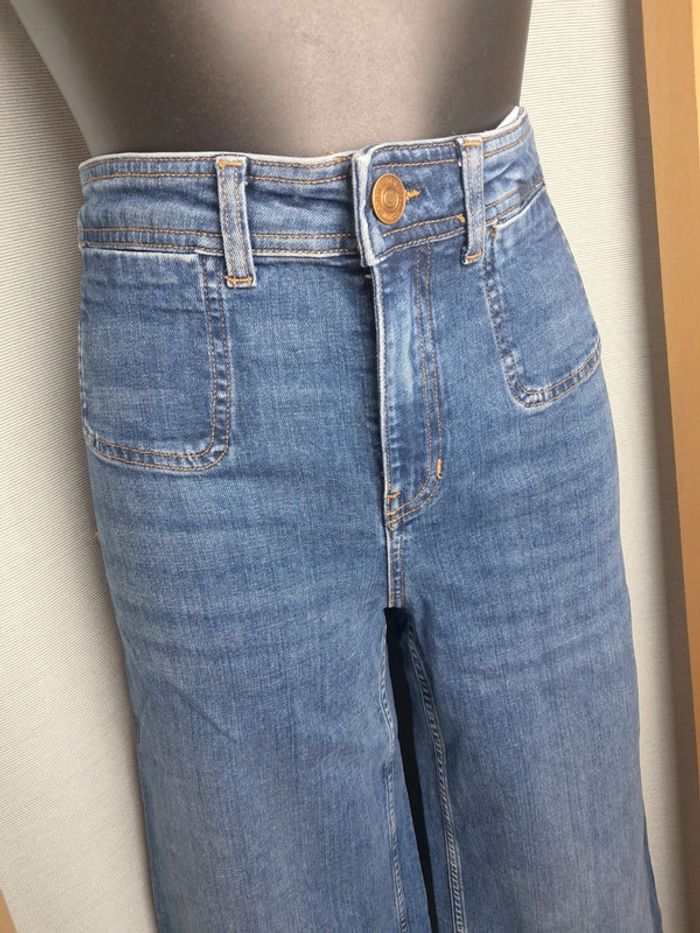 NVY jean taille haute jambes larges T 36 - photo numéro 2
