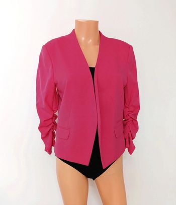 Blazer rose épaulettes 42