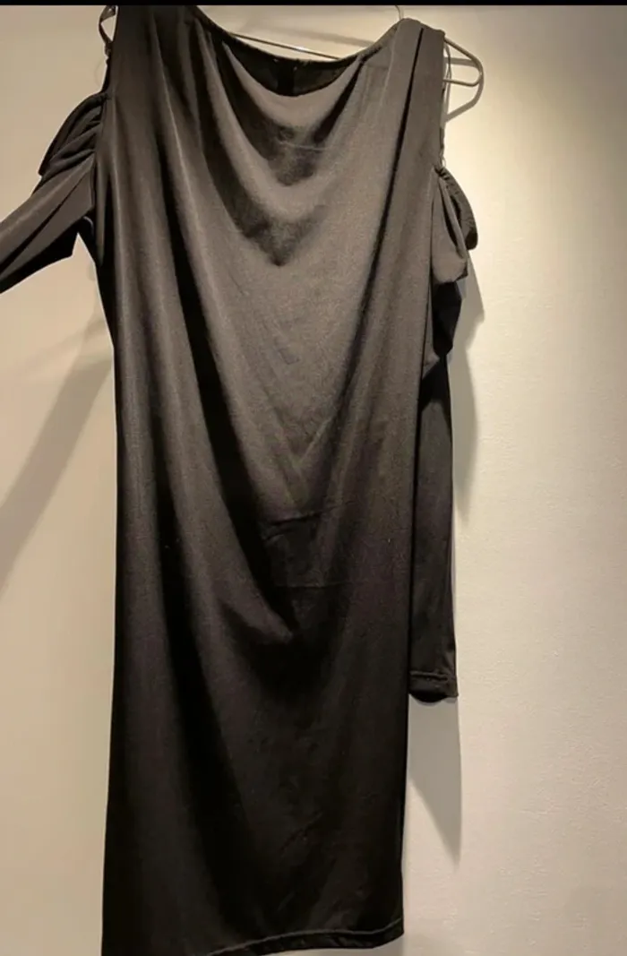 Robe drapée noire Rainbow T40/42 – très bon état - photo numéro 5