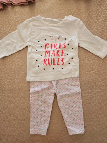 Tenue fille 3m