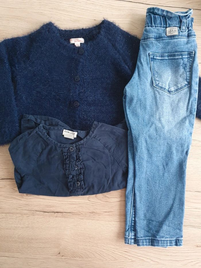 Ensemble ikks/cyrillus/dpam 4ans